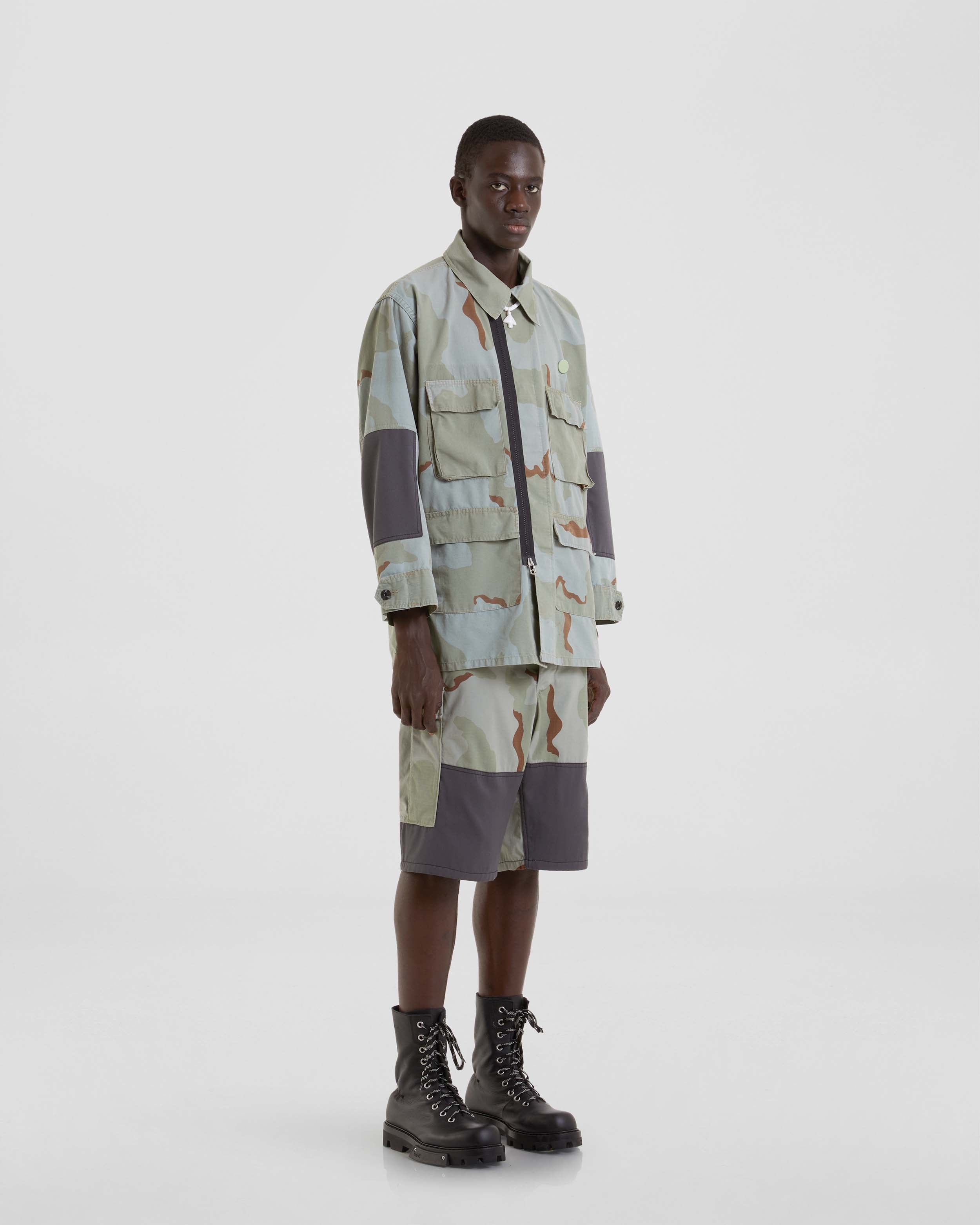 RE:WORK BDU SHORTS, DESERT CAMO